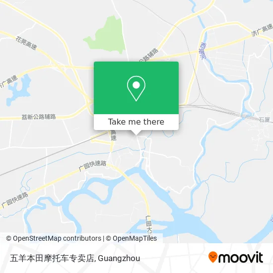 五羊本田摩托车专卖店 map