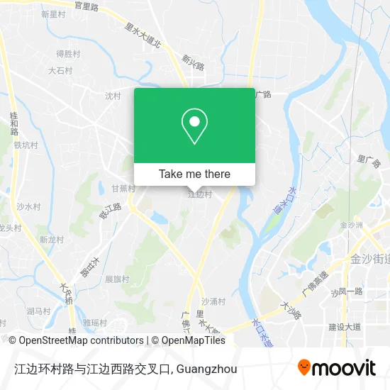 江边环村路与江边西路交叉口 map