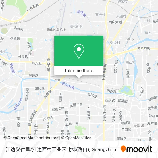 江边兴仁里/江边西约工业区北排(路口) map