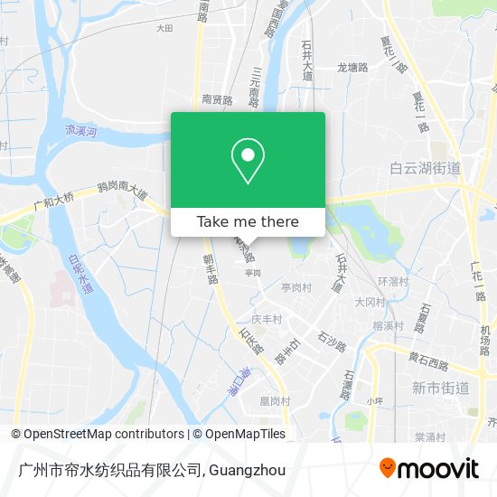 广州市帘水纺织品有限公司 map