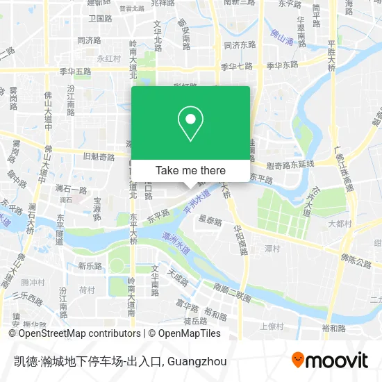 凯德·瀚城地下停车场-出入口 map