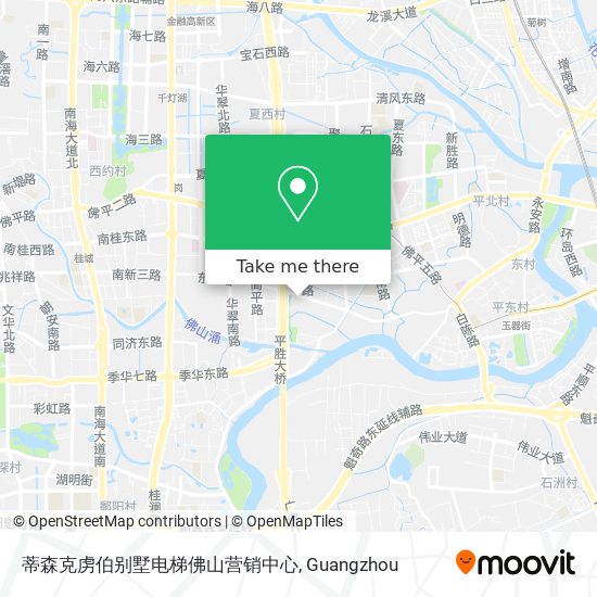 蒂森克虏伯别墅电梯佛山营销中心 map