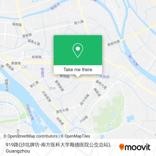 919路(沙坑牌坊-南方医科大学顺德医院公交总站) map