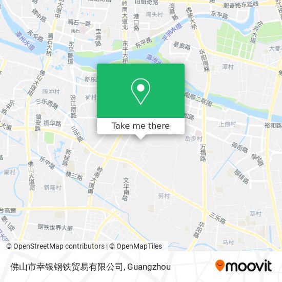 佛山市幸银钢铁贸易有限公司 map