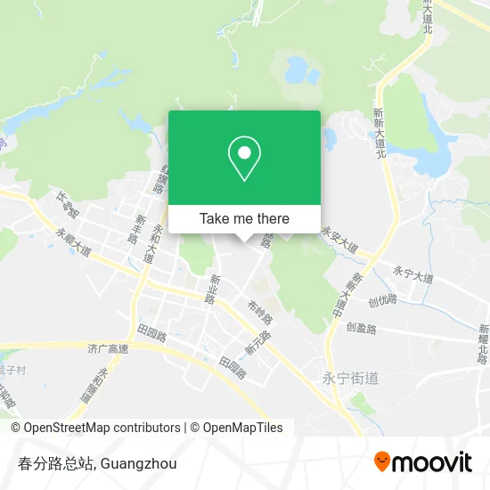 春分路总站 map