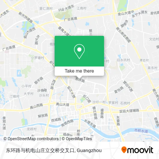 东环路与机电山庄立交桥交叉口 map
