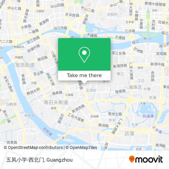 五凤小学-西北门 map