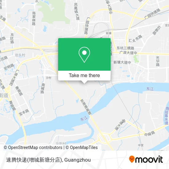 速腾快递(增城新塘分店) map
