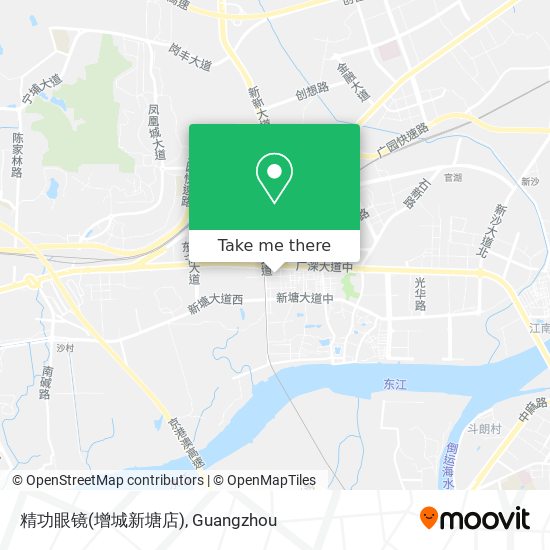 精功眼镜(增城新塘店) map