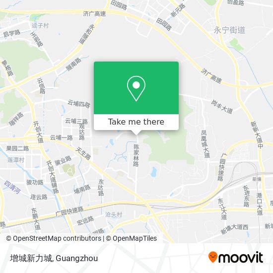 增城新力城 map