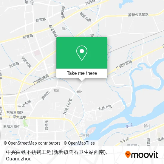 中兴白铁不锈钢工程(新塘镇乌石卫生站西南) map