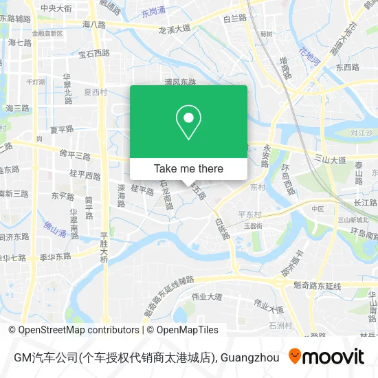 GM汽车公司(个车授权代销商太港城店) map