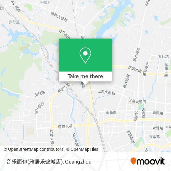 音乐面包(雅居乐锦城店) map