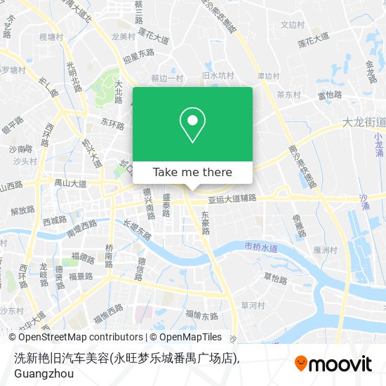 洗新艳旧汽车美容(永旺梦乐城番禺广场店) map