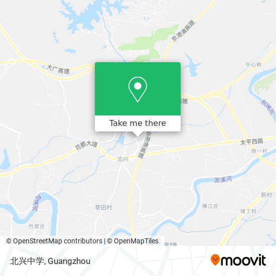 北兴中学 map