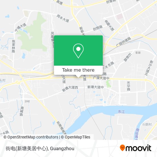 街电(新塘美居中心) map