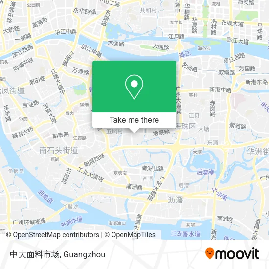 中大面料市场 map