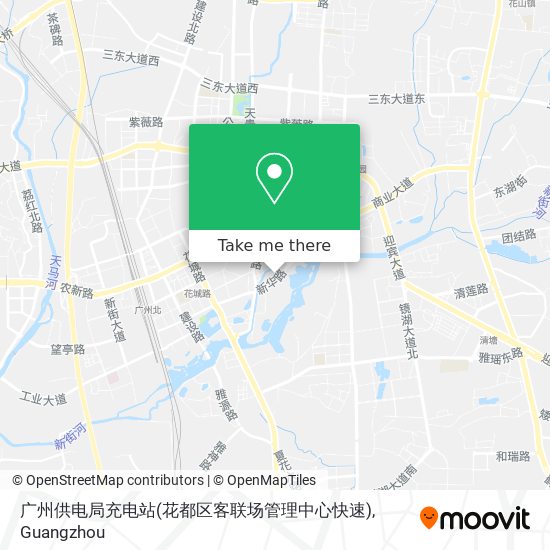 广州供电局充电站(花都区客联场管理中心快速) map