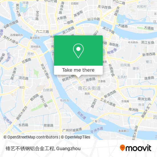 锋艺不锈钢铝合金工程 map