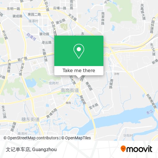 文记单车店 map