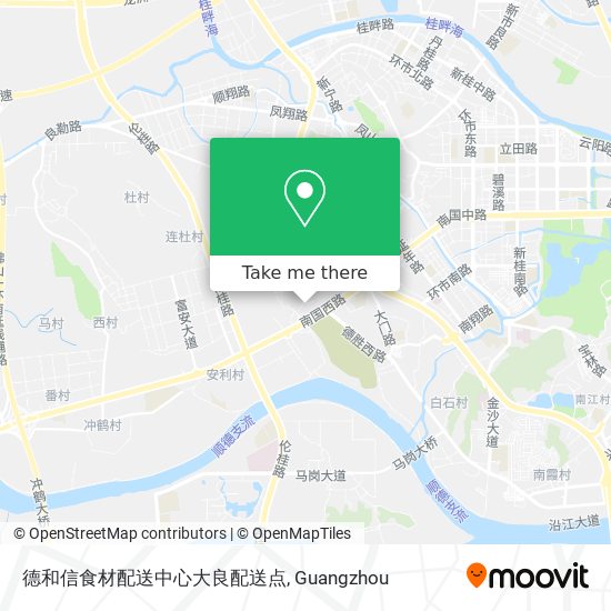 德和信食材配送中心大良配送点 map