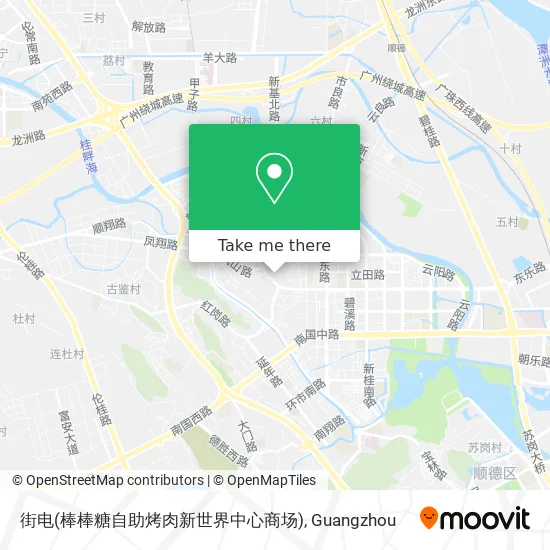 街电(棒棒糖自助烤肉新世界中心商场) map