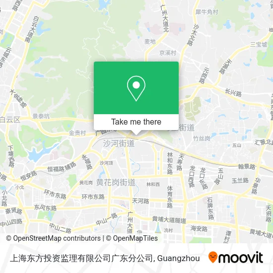 上海东方投资监理有限公司广东分公司 map