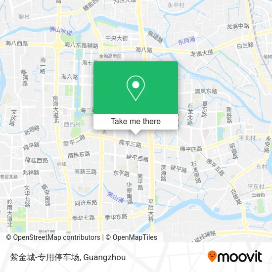 紫金城-专用停车场 map