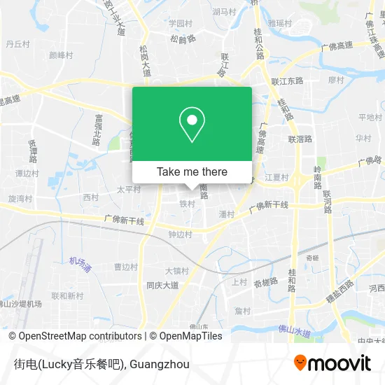 街电(Lucky音乐餐吧) map