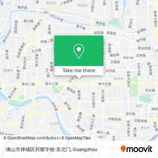 佛山市禅城区邦耀学校-东北门 map