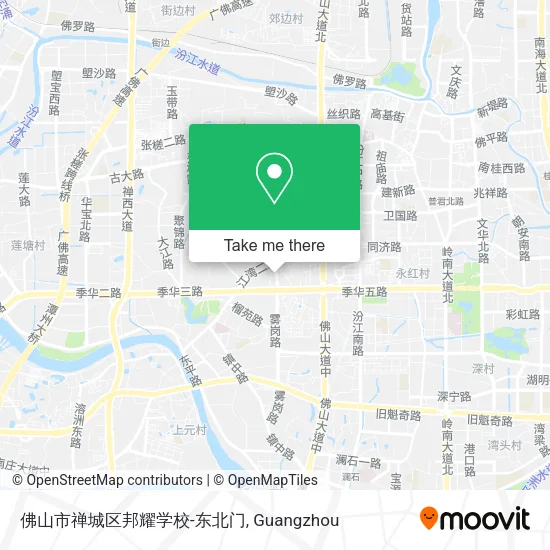 佛山市禅城区邦耀学校-东北门 map