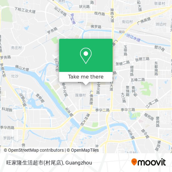 旺家隆生活超市(村尾店) map