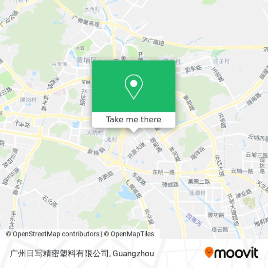 广州日写精密塑料有限公司 map