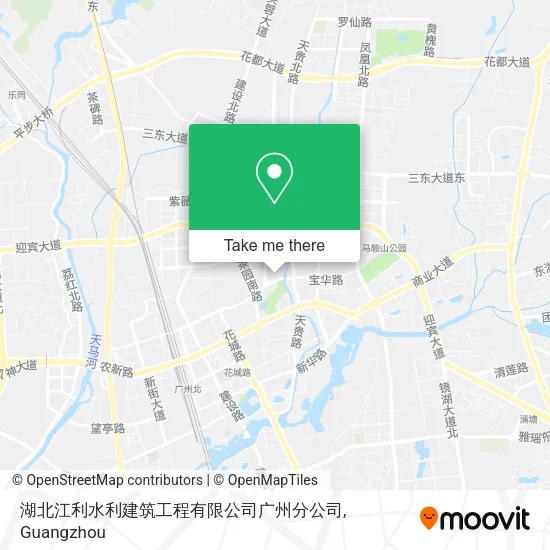 湖北江利水利建筑工程有限公司广州分公司 map