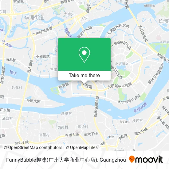 FunnyBubble趣沫(广州大学商业中心店) map