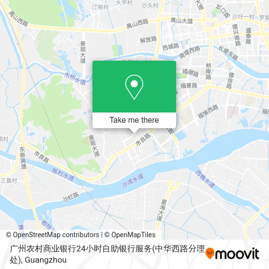 广州农村商业银行24小时自助银行服务(中华西路分理处) map