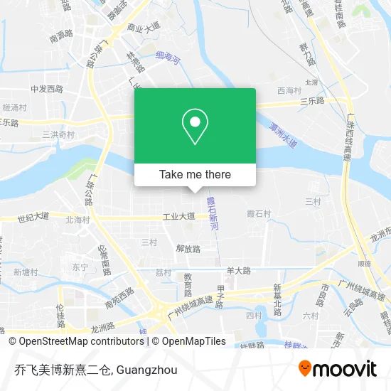 乔飞美博新熹二仓 map
