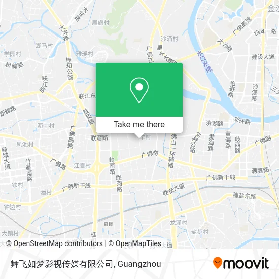 舞飞如梦影视传媒有限公司 map