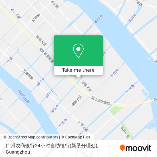 广州农商银行24小时自助银行(新垦分理处) map