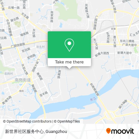 新世界社区服务中心 map