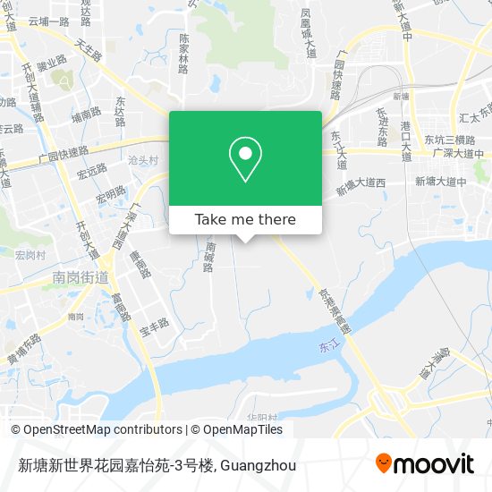 新塘新世界花园嘉怡苑-3号楼 map