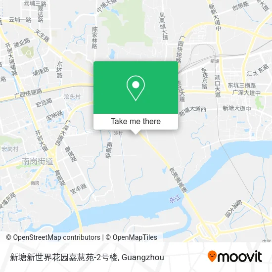 新塘新世界花园嘉慧苑-2号楼 map