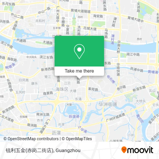 锐利五金(赤岗二街店) map