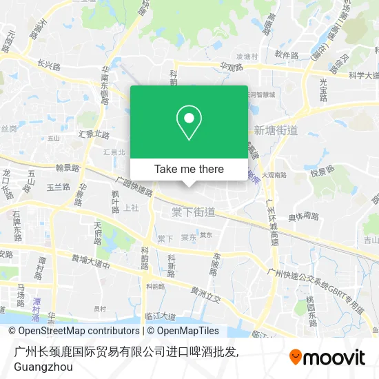 广州长颈鹿国际贸易有限公司进口啤酒批发 map