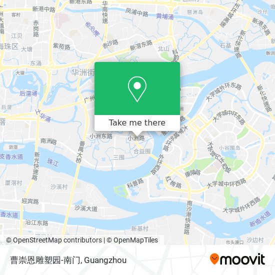 曹崇恩雕塑园-南门 map
