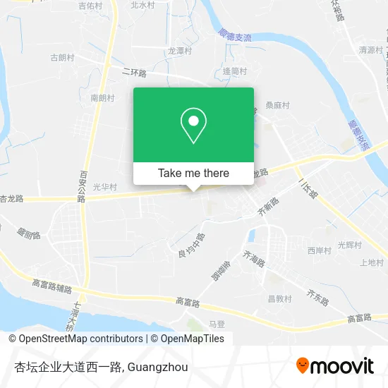杏坛企业大道西一路 map