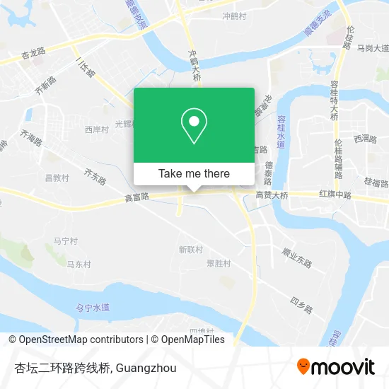 杏坛二环路跨线桥 map
