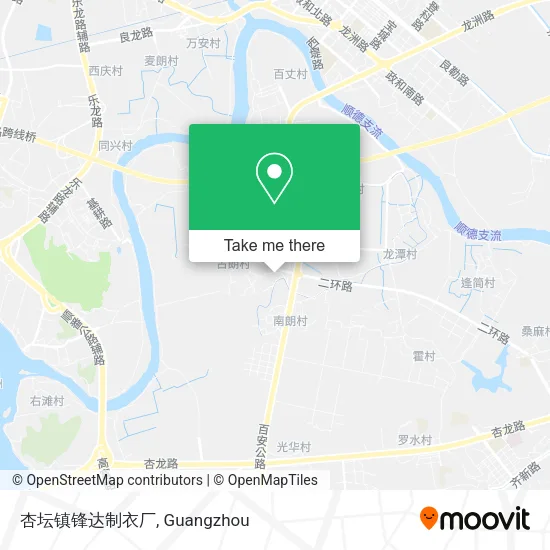 杏坛镇锋达制衣厂 map