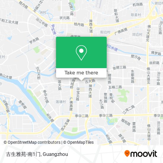 古生雅苑-南1门 map