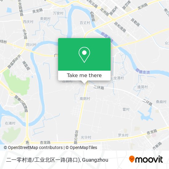 二一零村道/工业北区一路(路口) map